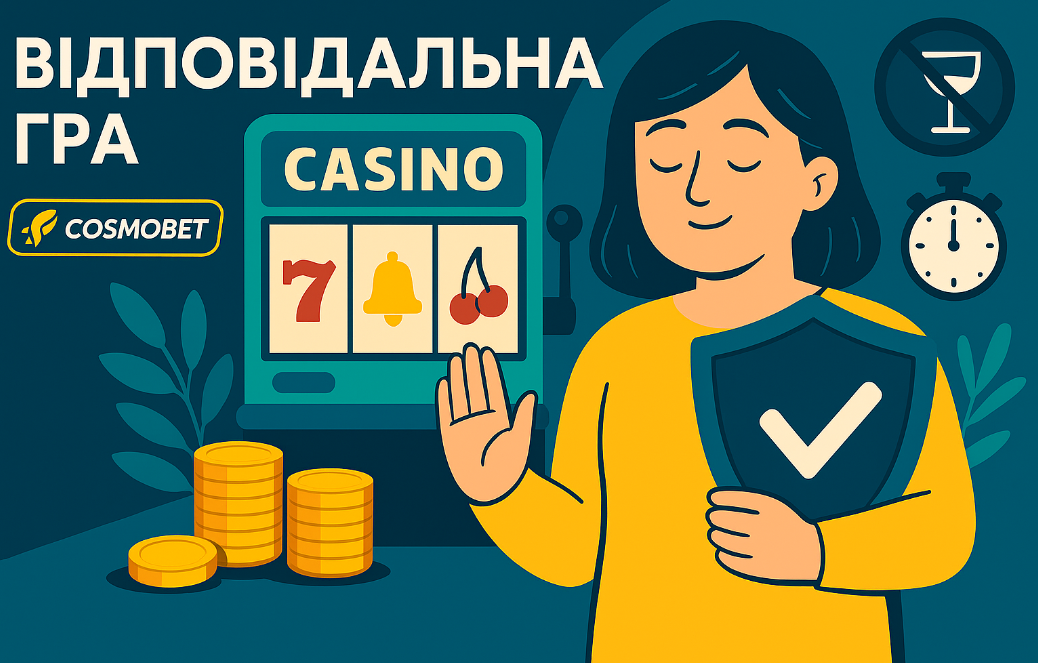 Баннер политики ответственной игры в Cosmobet
